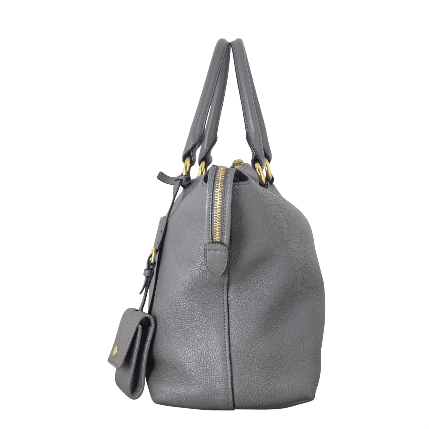 Prada Vitello Daino Zip Tote