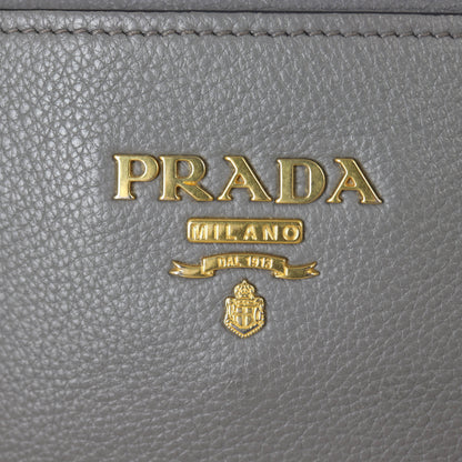 Prada Vitello Daino Zip Tote