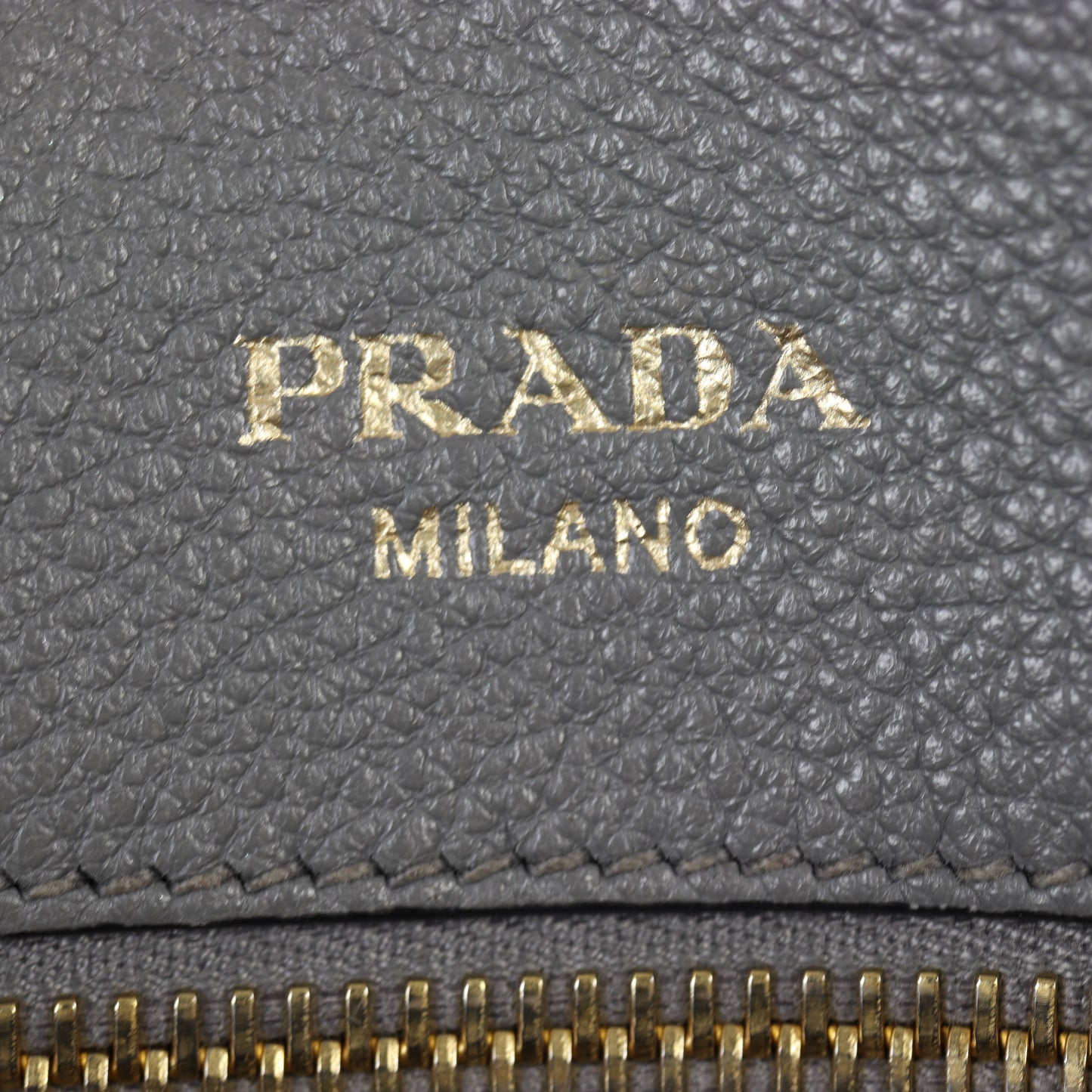 Prada Vitello Daino Zip Tote