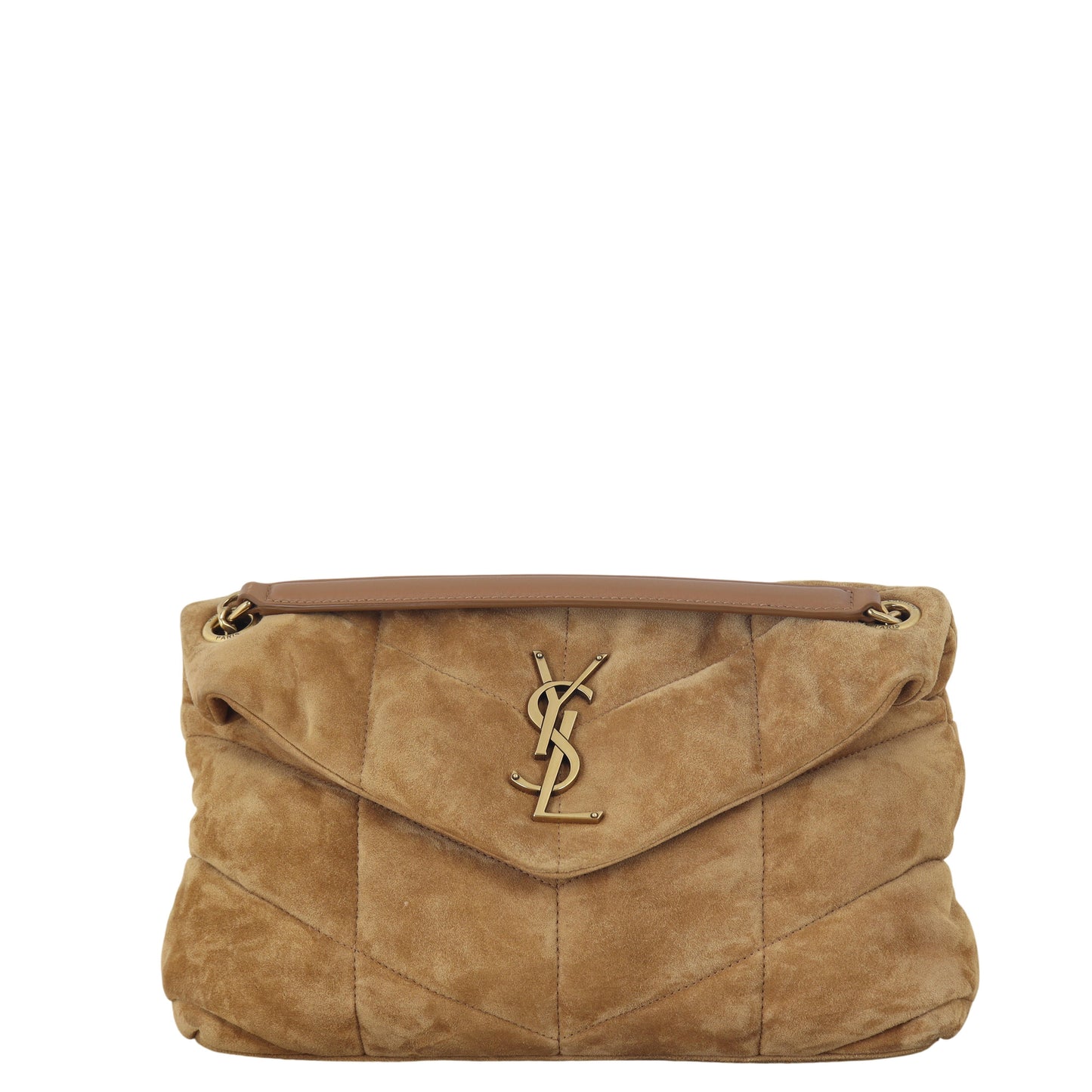 Saint Laurent Loulou Puffer Small Suede