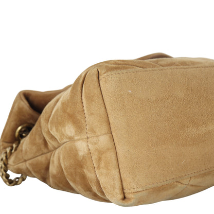 Saint Laurent Loulou Puffer Small Suede