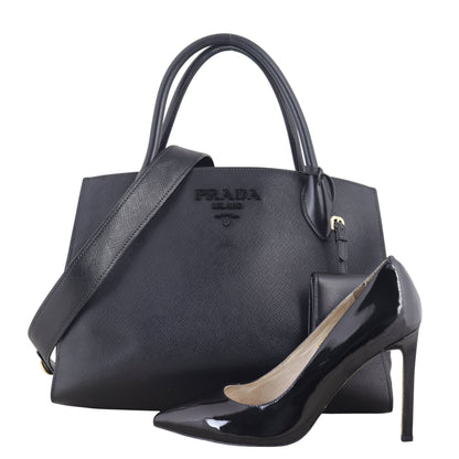 Prada Saffiano Cuir Monochrome Small Bag