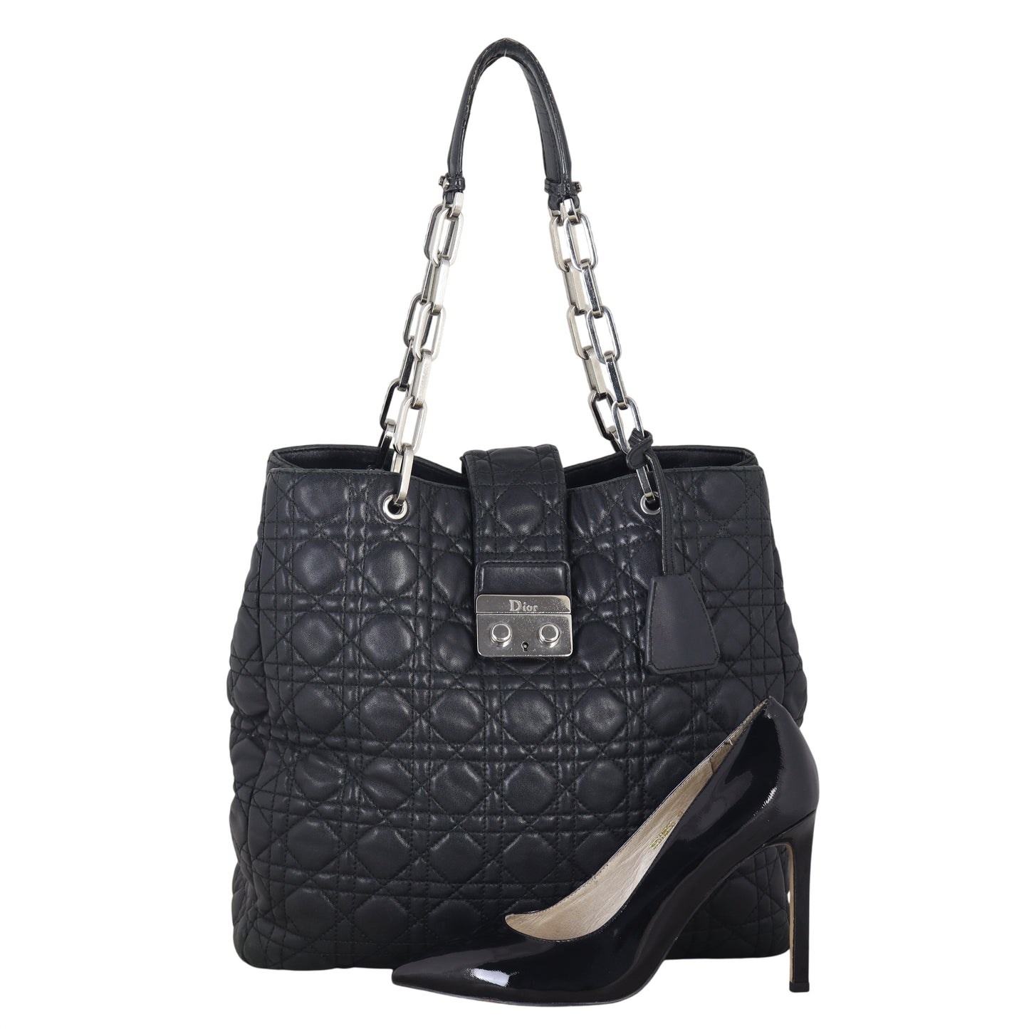 Dior Cannage Soft Tall Shopping Tote