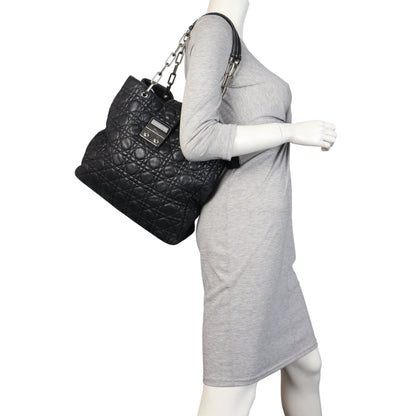 Dior Cannage Soft Tall Shopping Tote