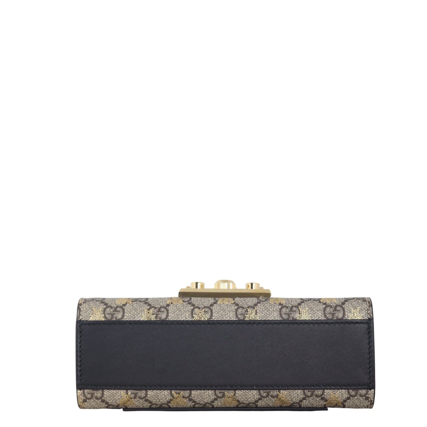 Gucci GG Supreme Bees Padlock Shoulder Bag
