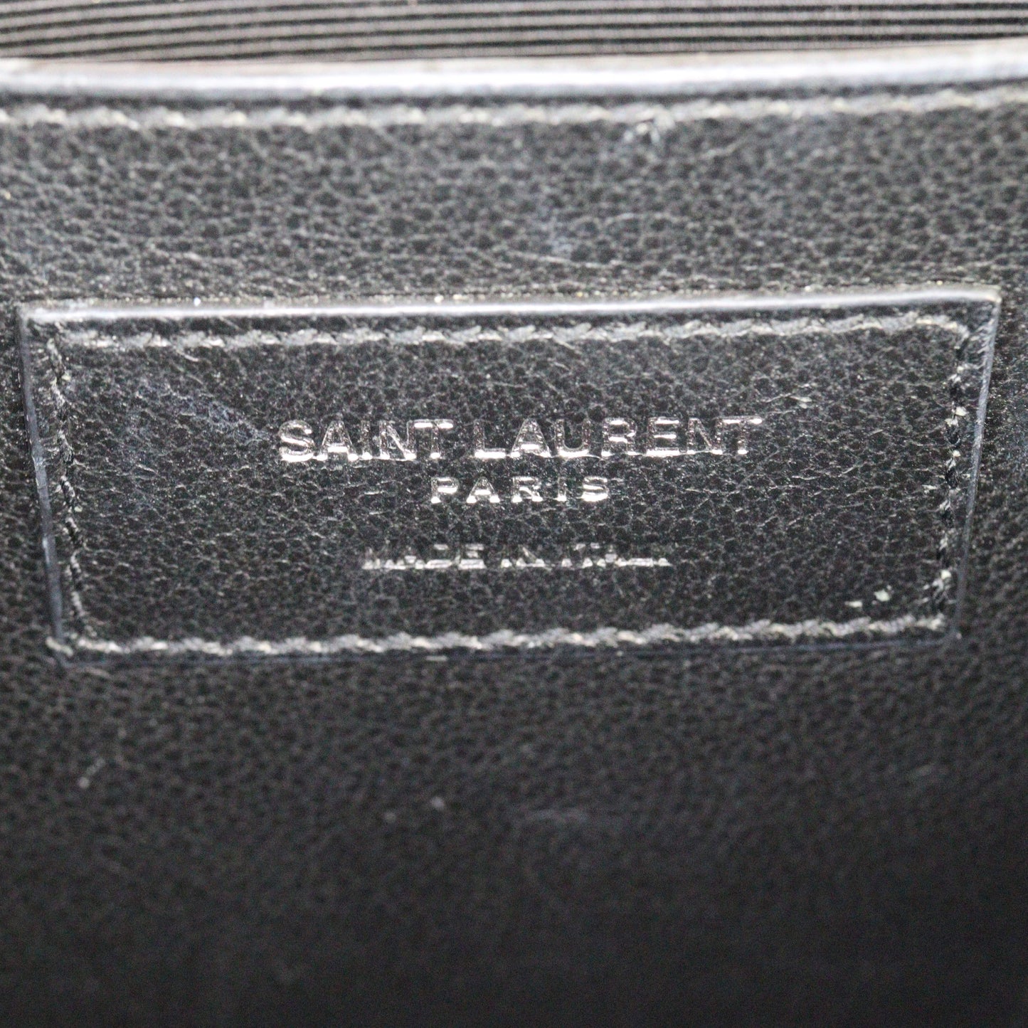 Saint Laurent Kate Tassel Chain Bag Medium Croc-Embossed