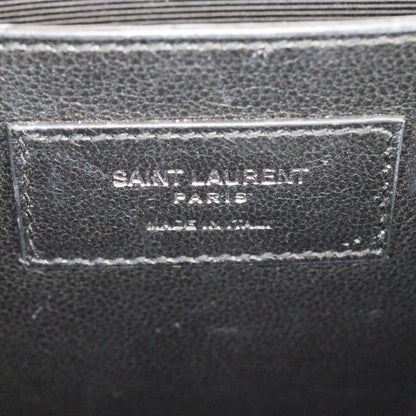Saint Laurent Kate Tassel Chain Bag Medium Croc-Embossed