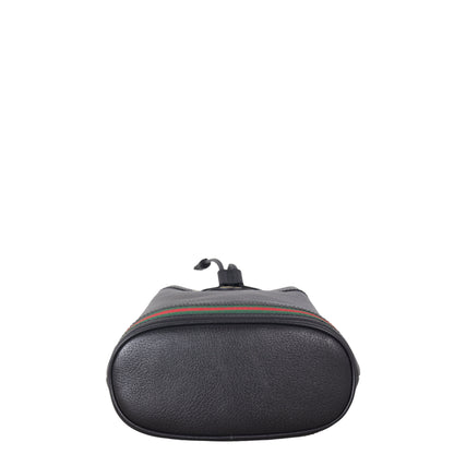 Gucci Ophidia Leather Bucket Bag Mini