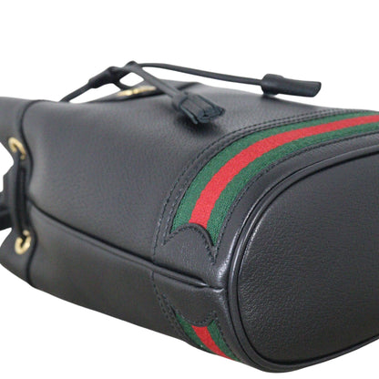 Gucci Ophidia Leather Bucket Bag Mini