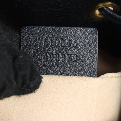 Gucci Ophidia Leather Bucket Bag Mini