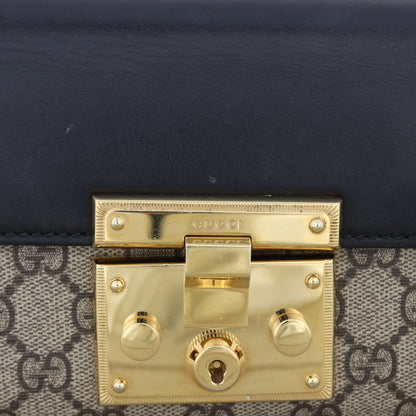 Gucci GG Supreme Padlock Small Shoulder Bag