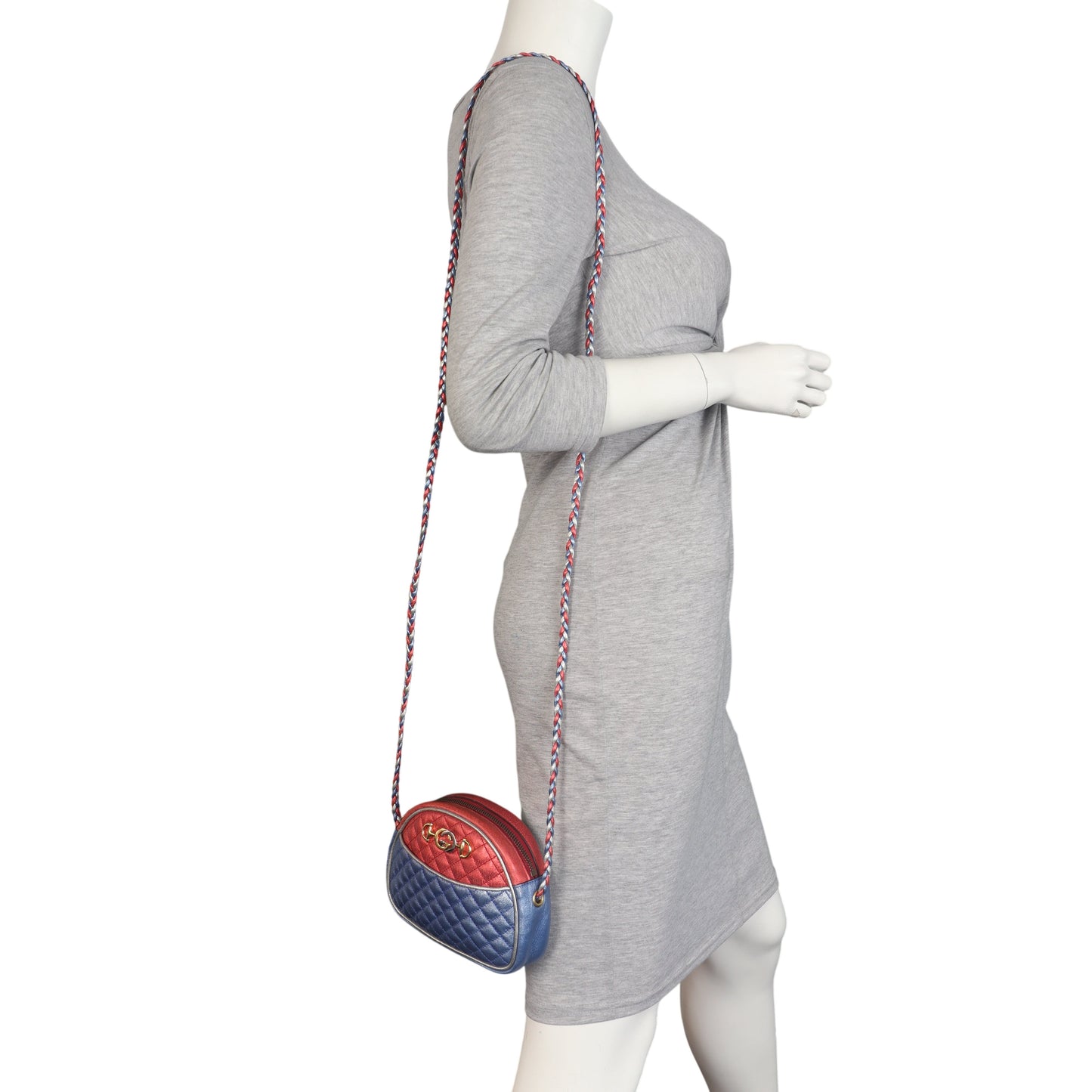 Gucci Zumi Trapuntata Mini GG Shoulder Bag