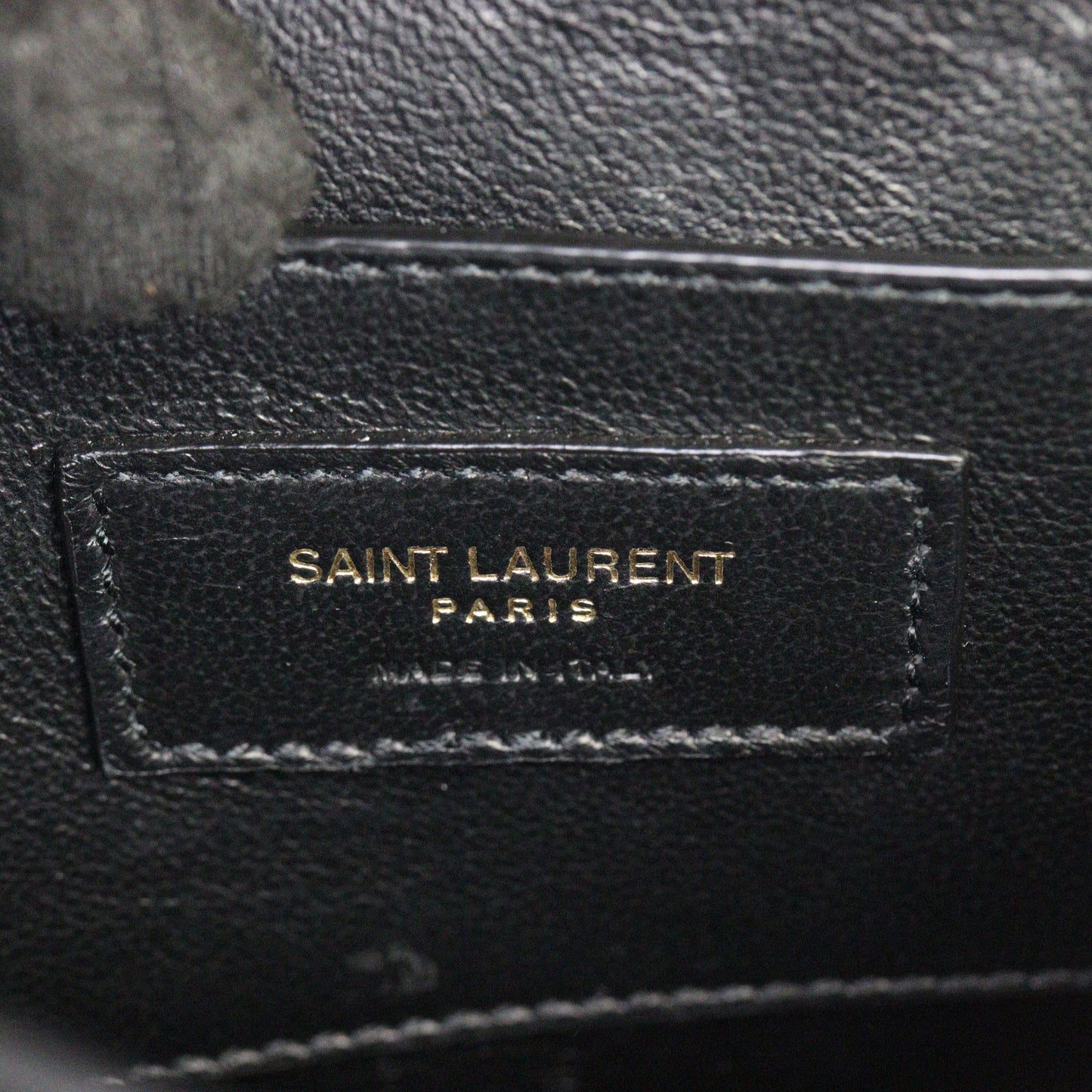 Saint Laurent Cassandra Top Handle Mini Croc-Embossed