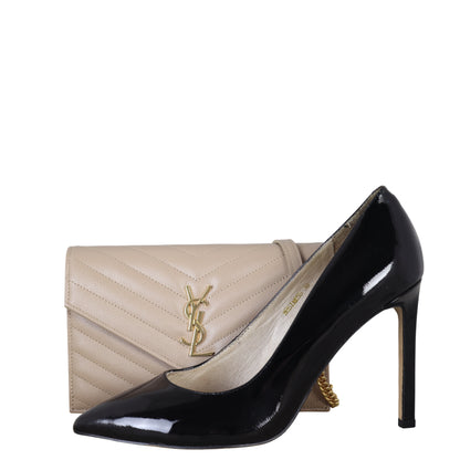 Saint Laurent Cassandre Envelope Chain Wallet