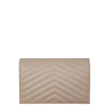 Saint Laurent Cassandre Envelope Chain Wallet