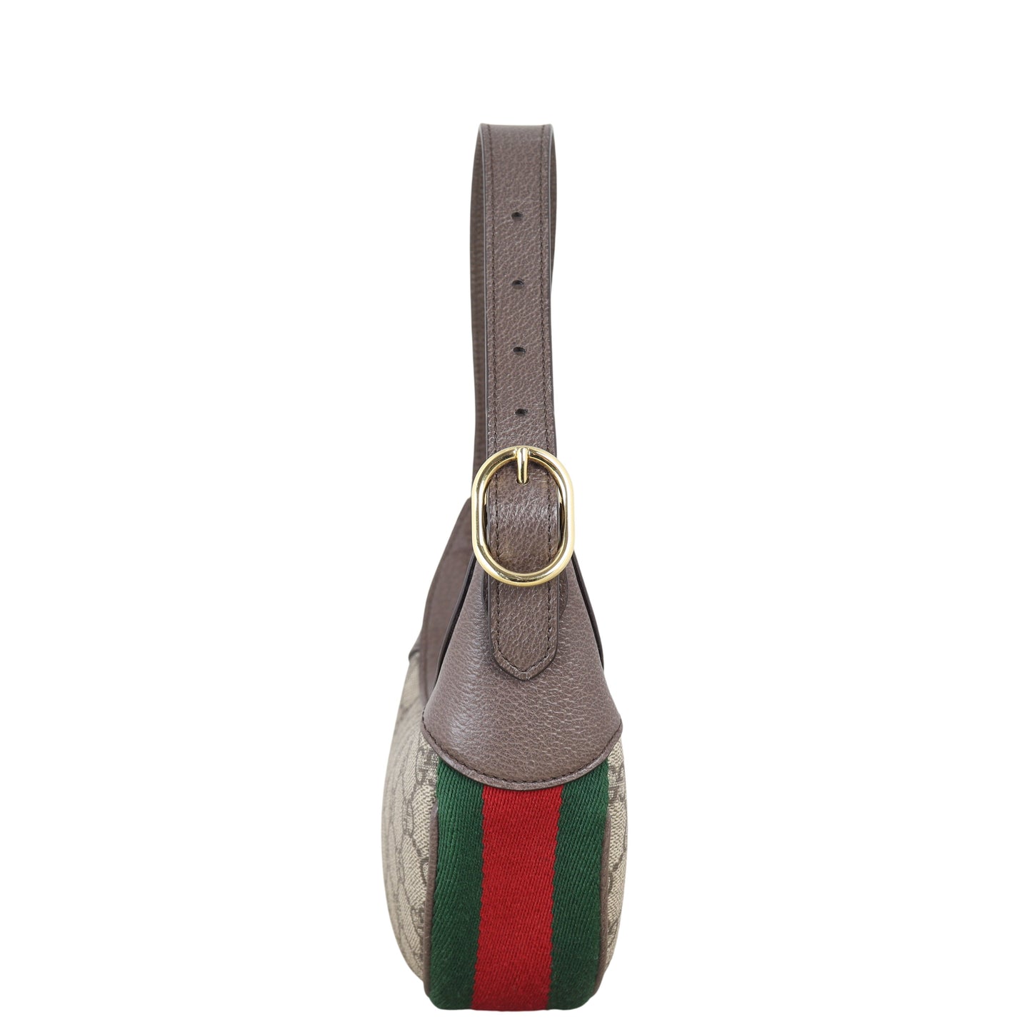 Gucci Ophidia GG Supreme Mini Crescent Shoulder Bag