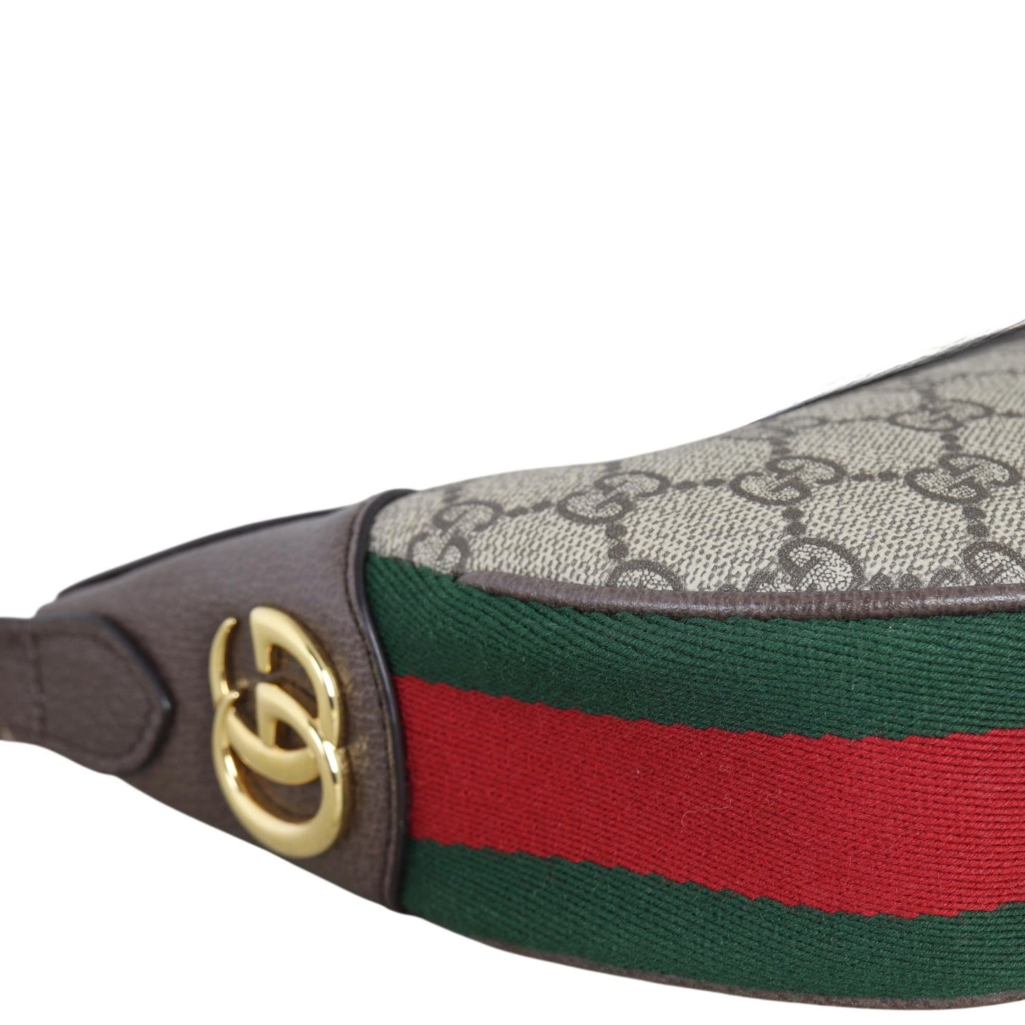 Gucci Ophidia GG Supreme Mini Crescent Shoulder Bag