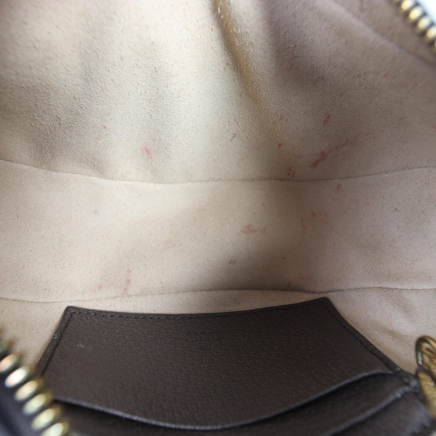 Gucci Ophidia GG Supreme Mini Crescent Shoulder Bag