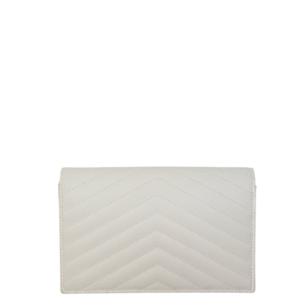 Saint Laurent Cassandre Envelope Chain Wallet