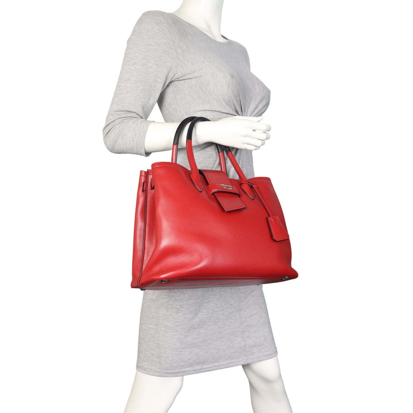 Prada Paradigm Soft Calfskin Tote