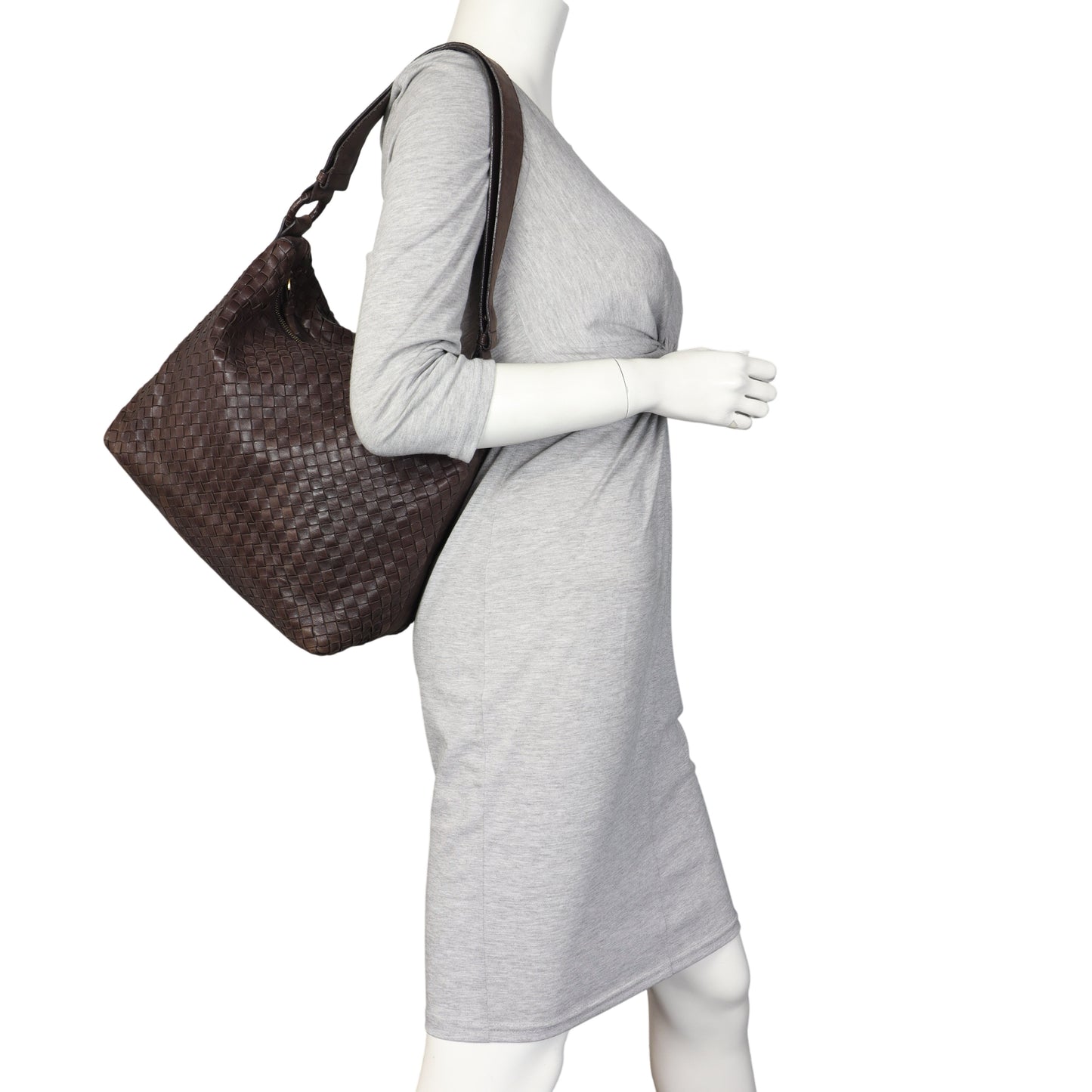Bottega Veneta Intrecciato Pyramid Hobo