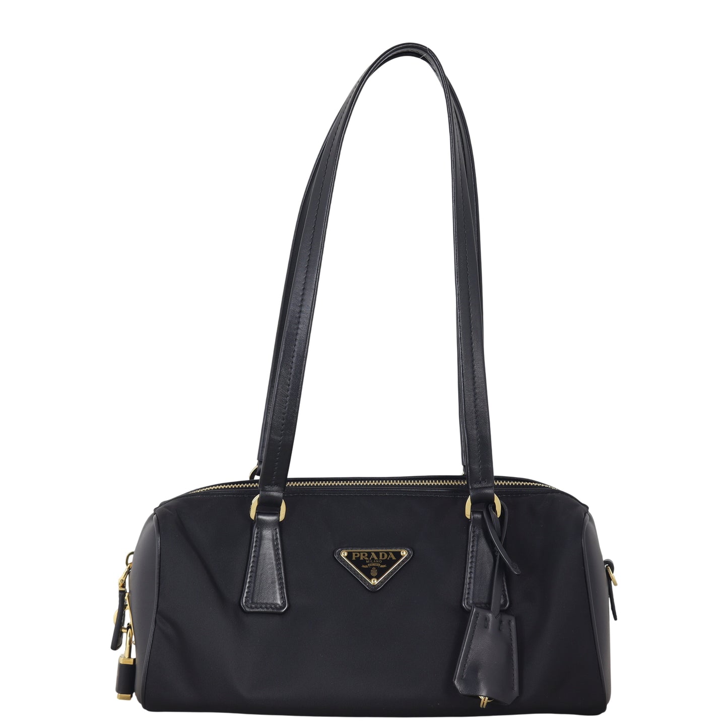 Prada Re-Nylon Padlock Shoulder Bag Medium