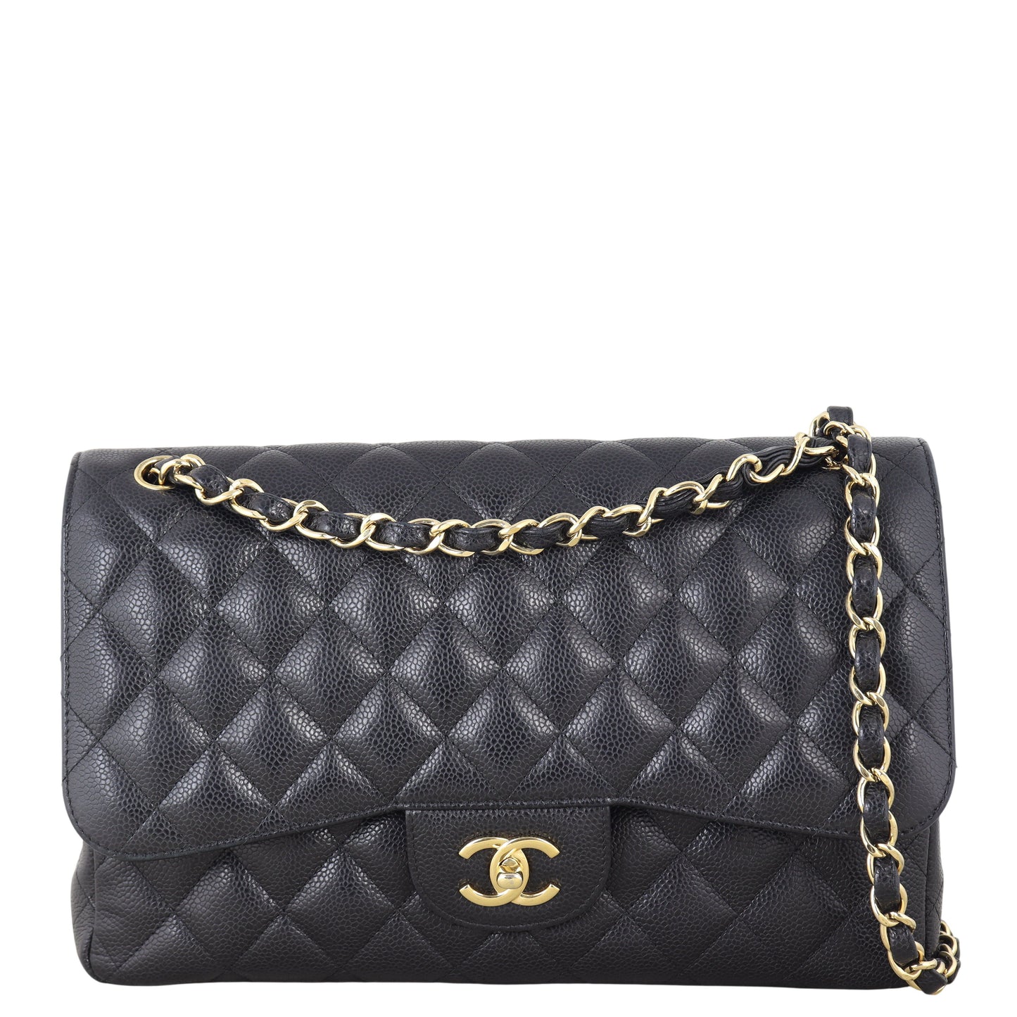 Chanel Classic Double Flap Jumbo Caviar