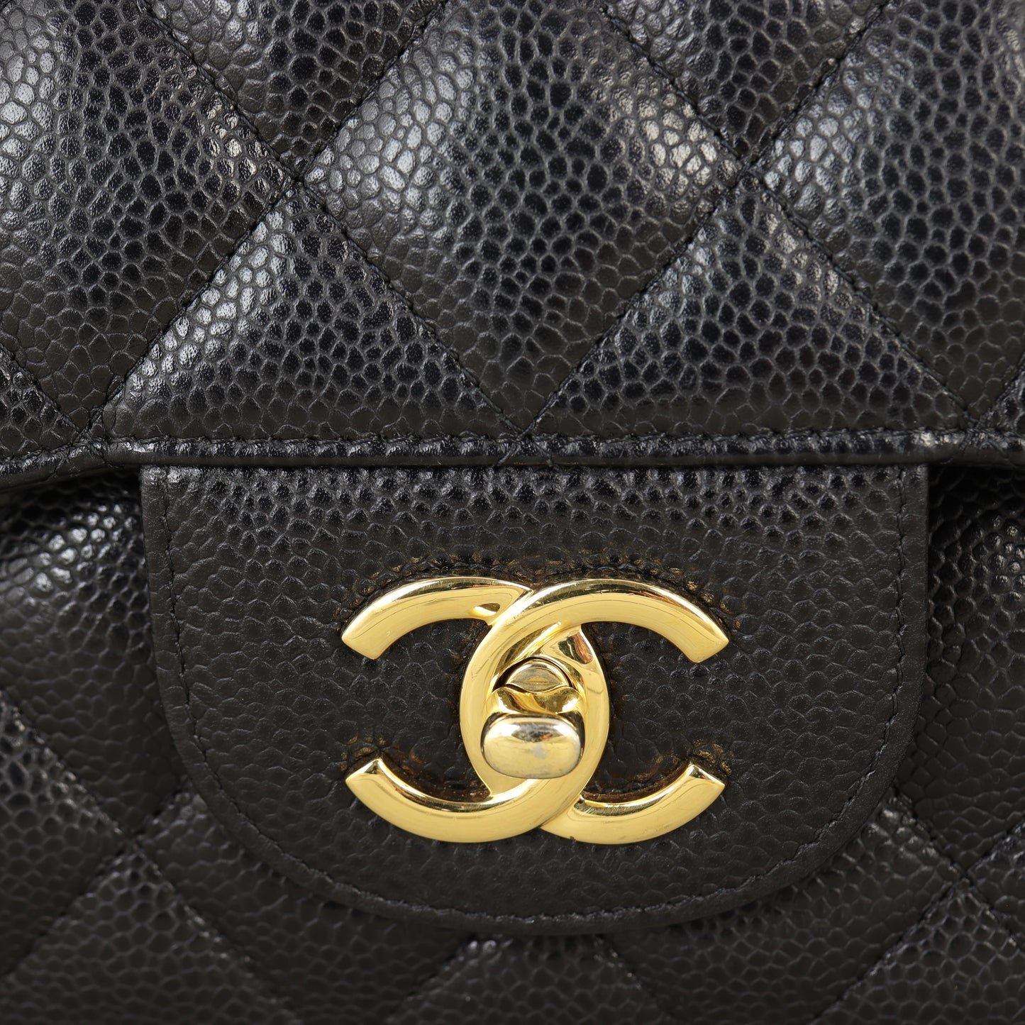 Chanel Classic Double Flap Jumbo Caviar