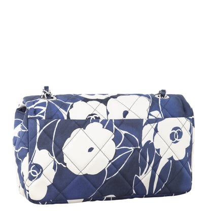 Chanel Single Flap Medium Floral Silk
