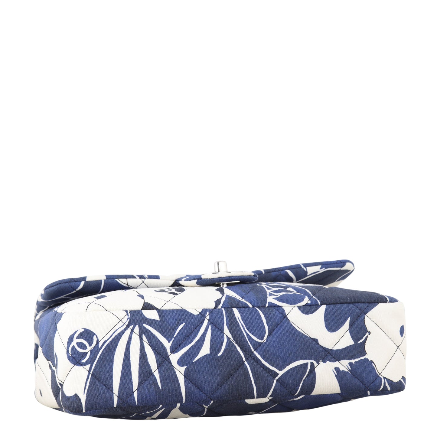 Chanel Single Flap Medium Floral Silk