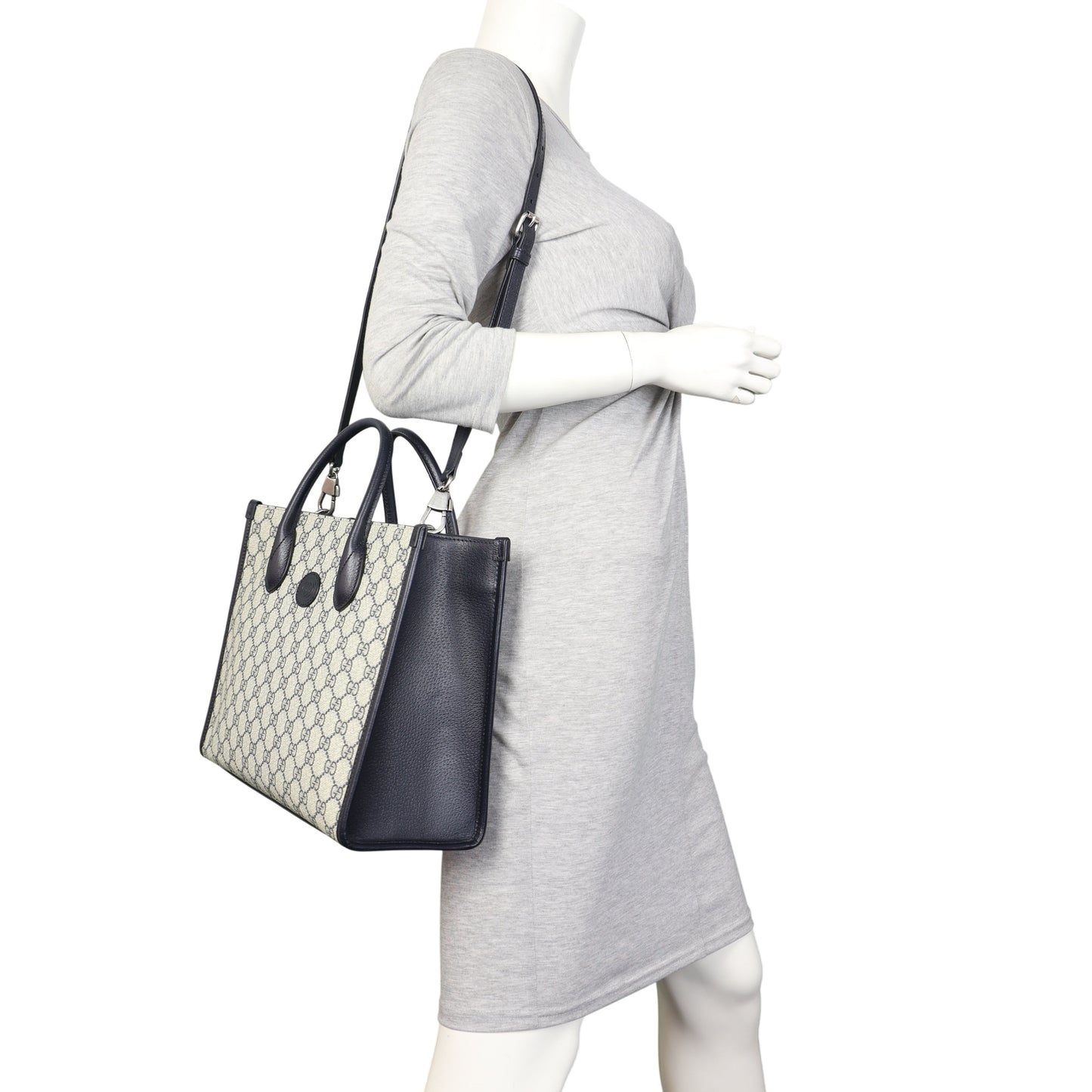 Gucci GG Supreme Interlocking G Tote Small
