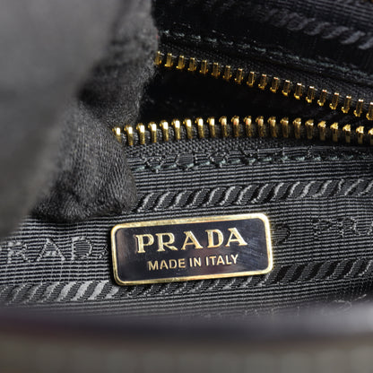 Prada Vitello Shine Bonnie Shoulder Bag Mini