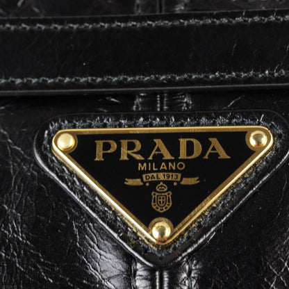 Prada Vitello Shine Bonnie Shoulder Bag Large