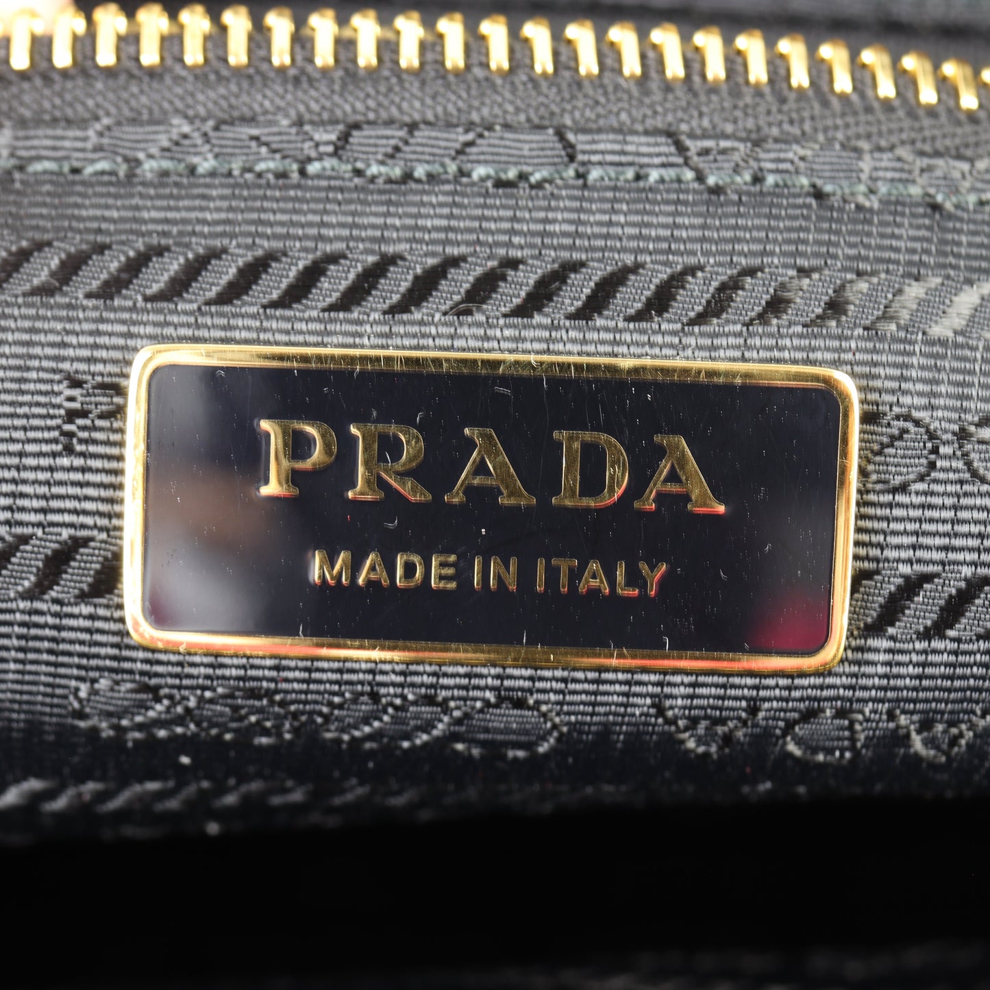 Prada Vitello Shine Bonnie Shoulder Bag Large