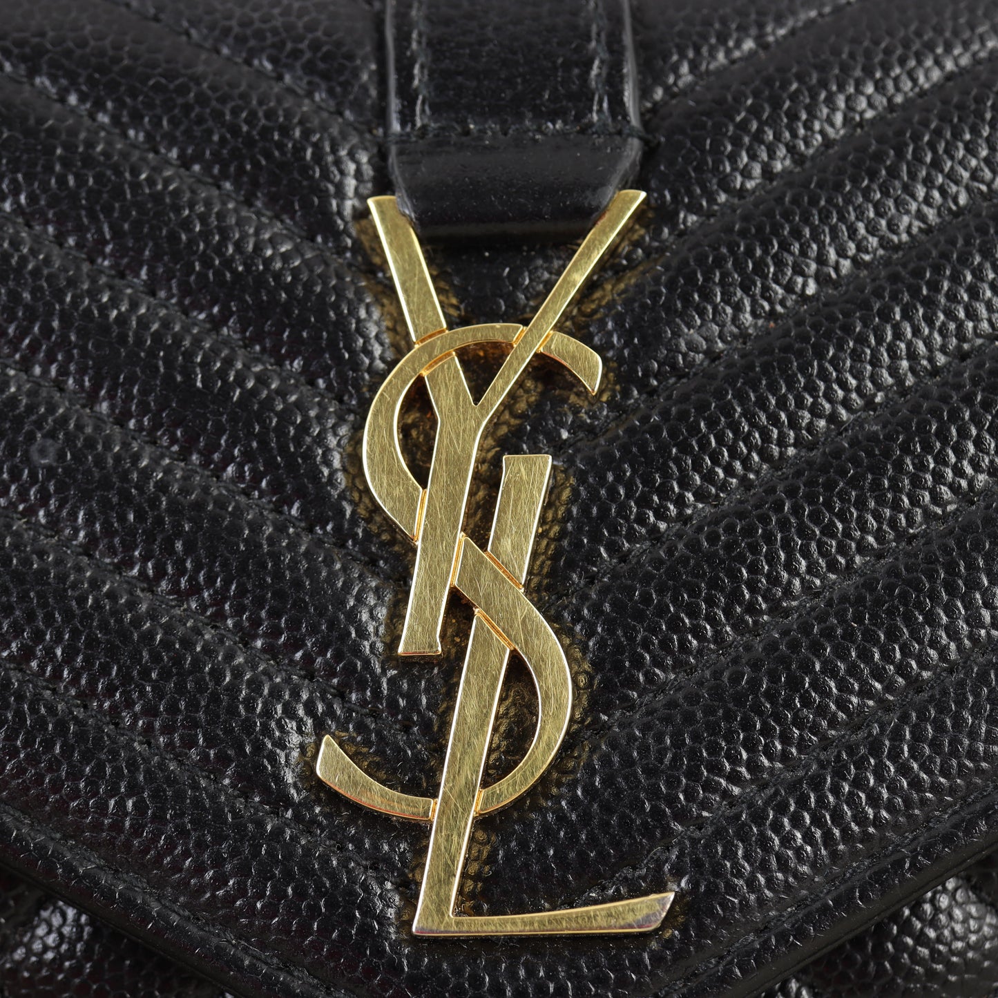 Saint Laurent Monogram Mix Matelasse Envelope Wallet