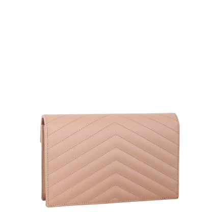 Saint Laurent Cassandre Envelope Chain Wallet