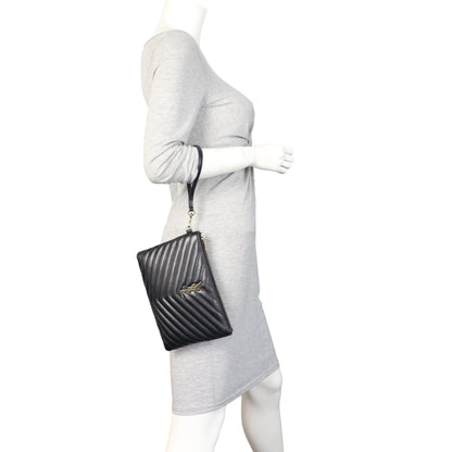 Saint Laurent Cassandre Monogram Matelasse A5 Pouch