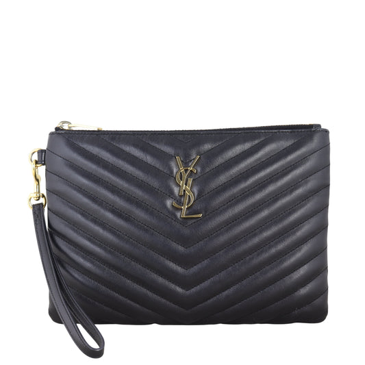 Saint Laurent Cassandre Monogram Matelasse A5 Pouch