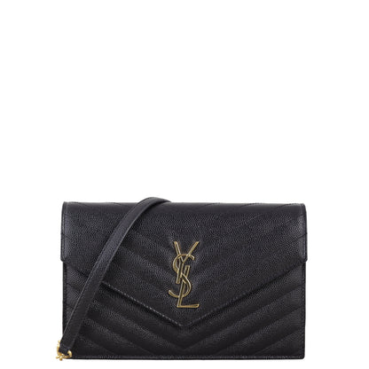 Saint Laurent Cassandre Envelope Chain Wallet