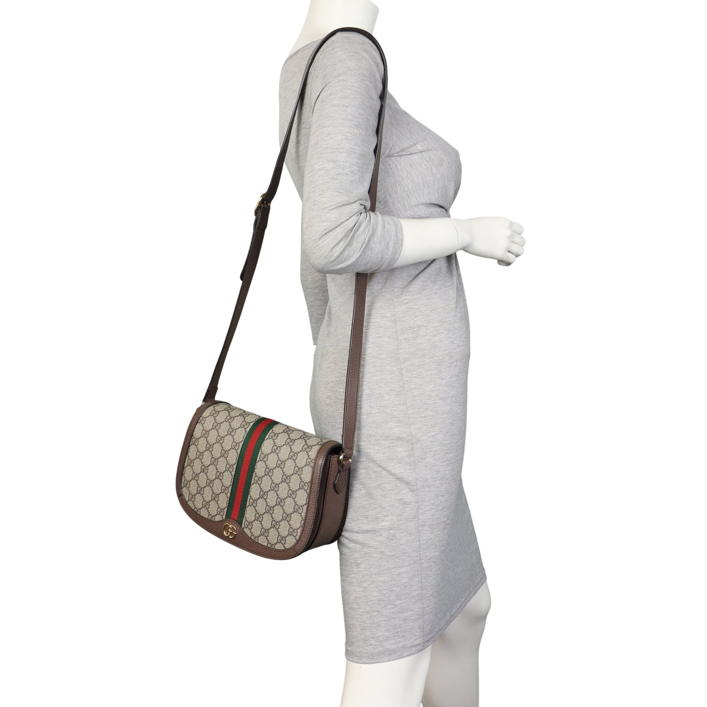 Gucci Ophidia GG Supreme Small Flap Bag