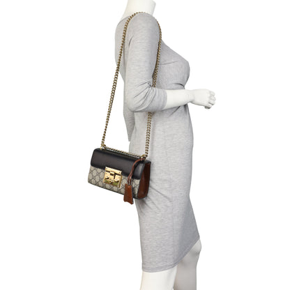 Gucci GG Supreme Padlock Small Shoulder Bag