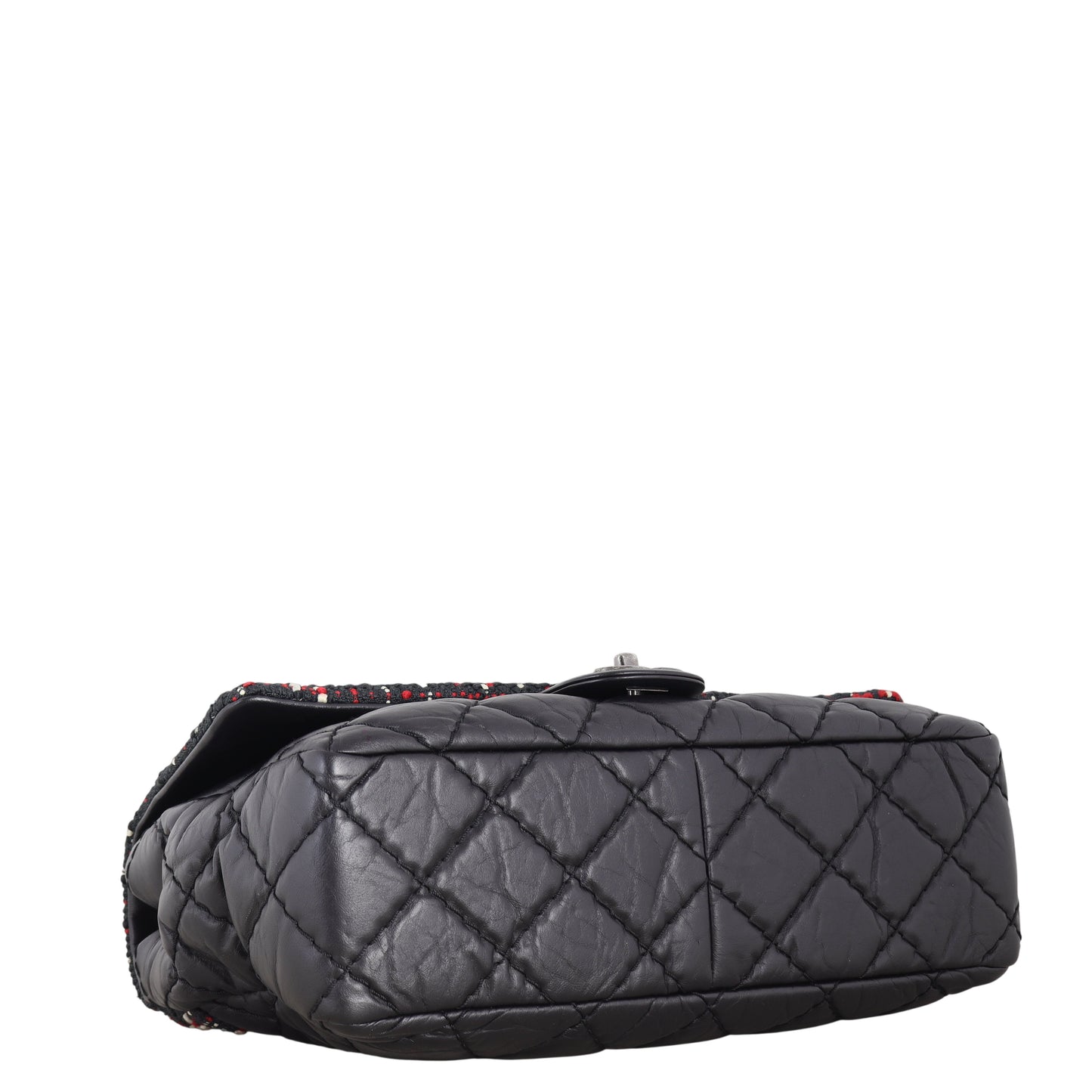 Chanel Airlines Top Handle Tweed Flap