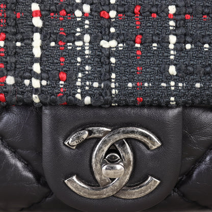 Chanel Airlines Top Handle Tweed Flap