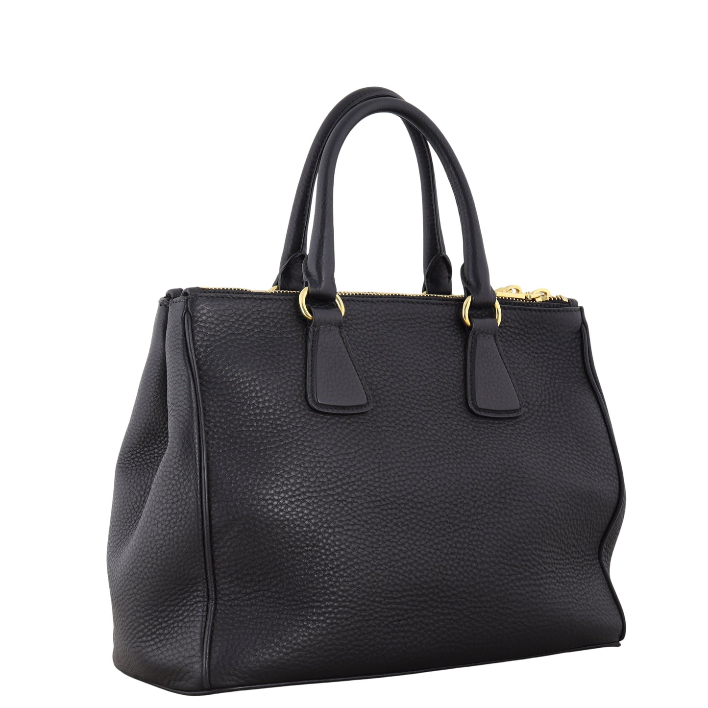 Prada Vitello Daino Double Zip Tote