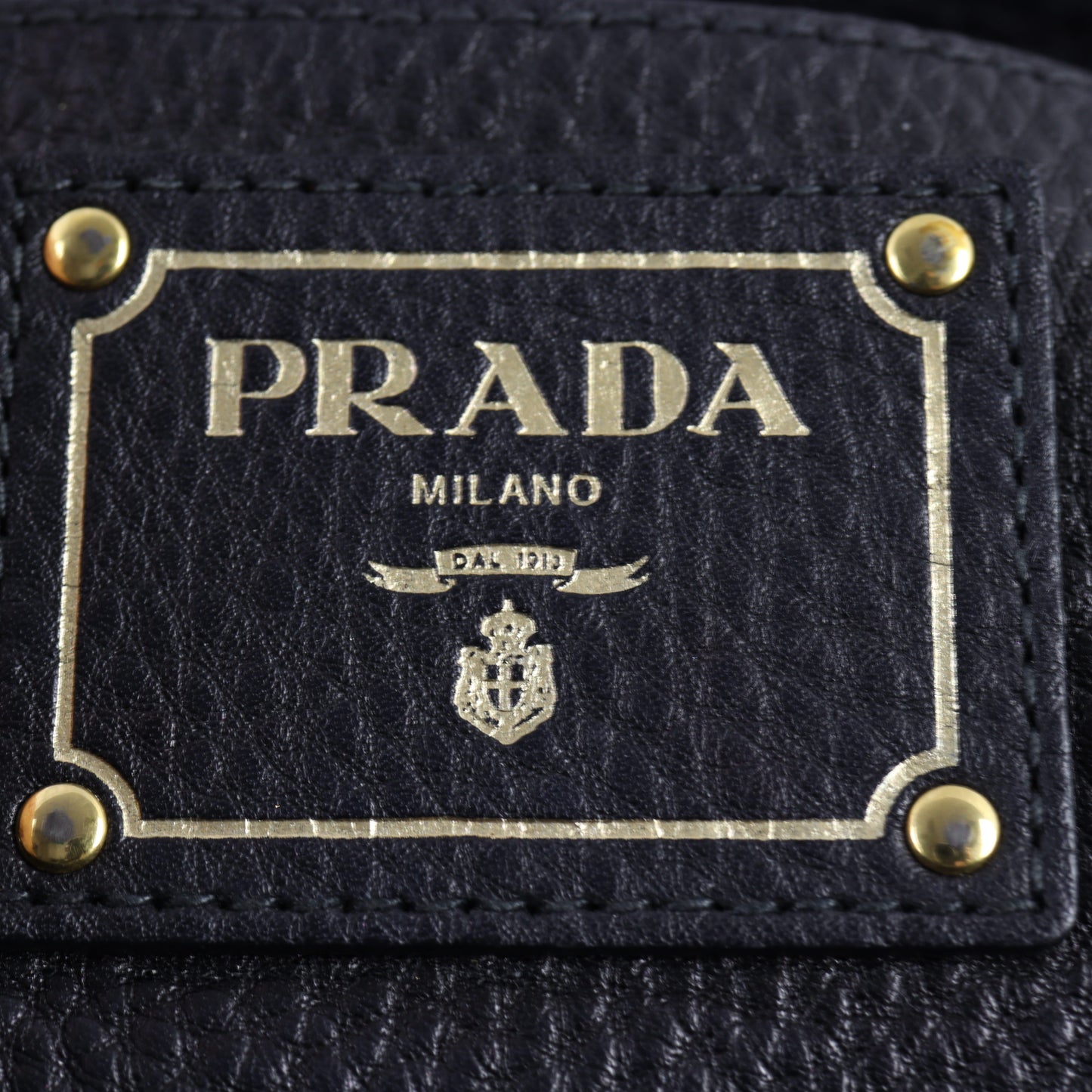 Prada Vitello Daino Double Zip Tote