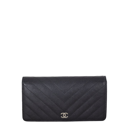 Chanel CC Yen Wallet Chevron