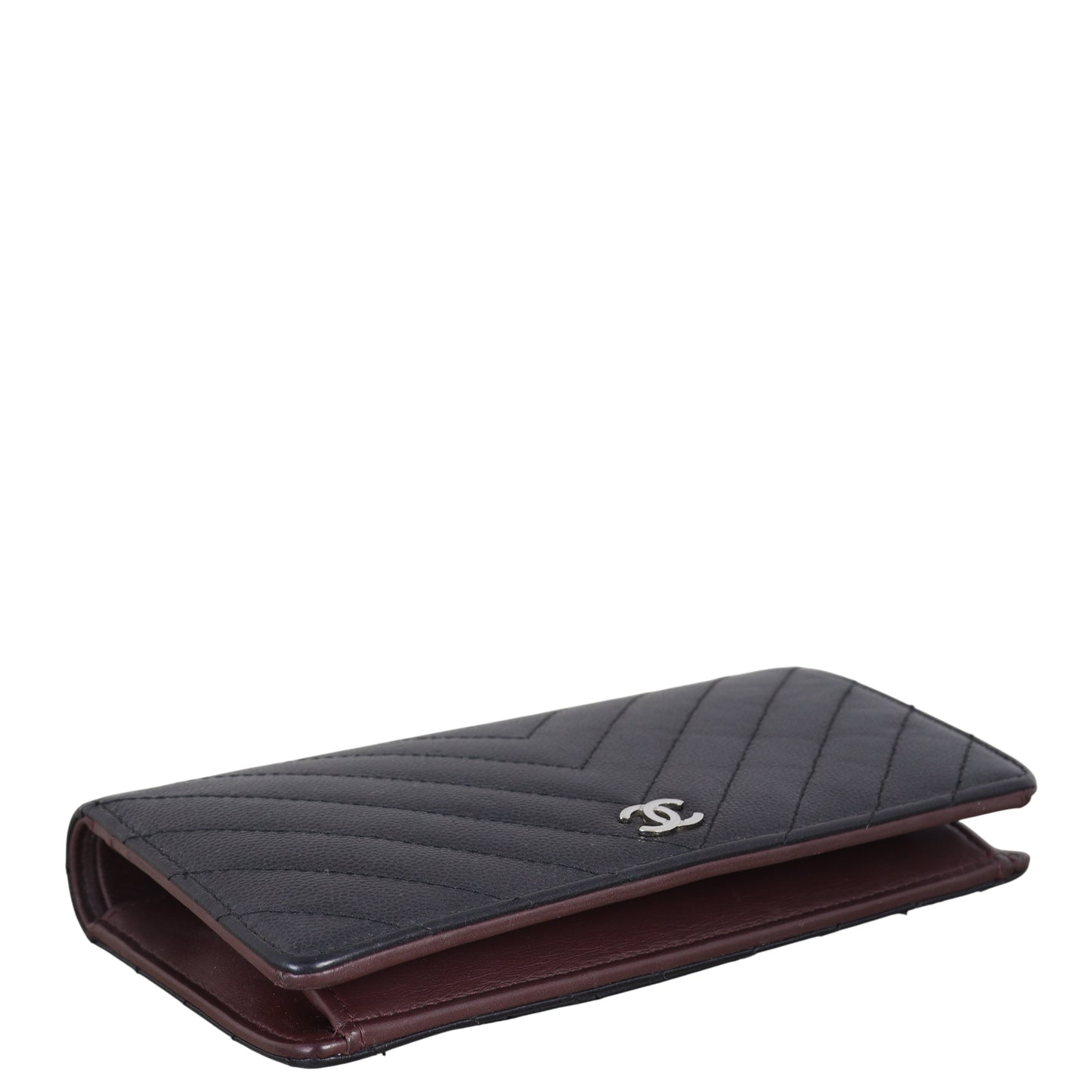 Chanel CC Yen Wallet Chevron