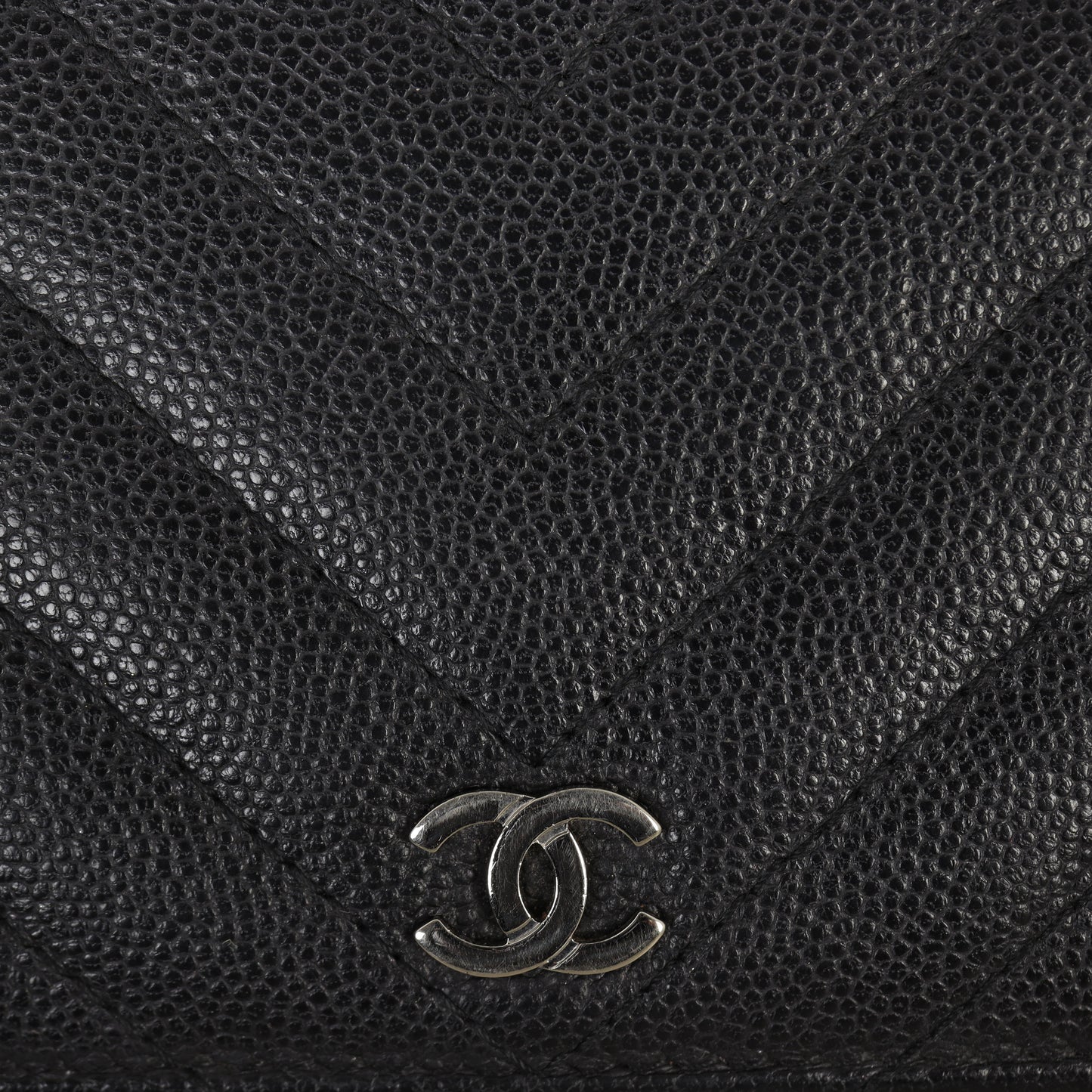 Chanel CC Yen Wallet Chevron