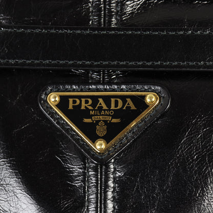 Prada Vitello Shine Bonnie Shoulder Bag Large