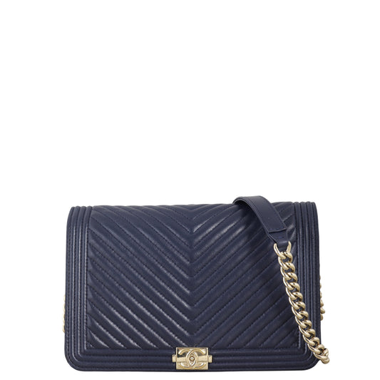 Chanel Boy Wallet on Chain Chevron